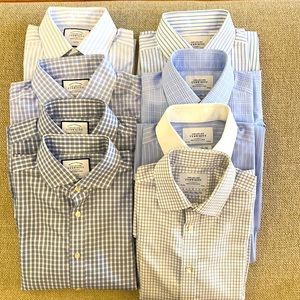 Charles Tyrwhitt 8pcs slim fit shirts 15 1/2 32in 39/81cm